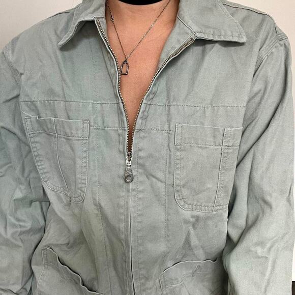 Boxy granola jacket sage green - Picture 1 of 3